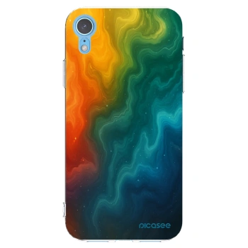 Picasee silikonski prozorni ovitek za Apple iPhone XR - Solar