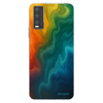 Picasee silikonski prozorni ovitek za Vivo Y20s - Solar
