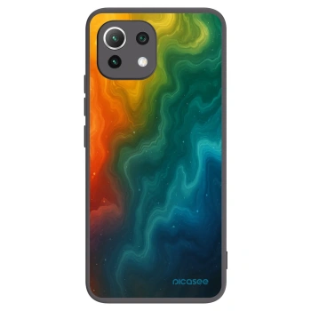 Picasee silikonski črni ovitek za Xiaomi 11 Lite 5G NE - Solar