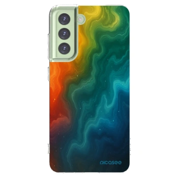 Picasee silikonski prozorni ovitek za Samsung Galaxy S21 FE 5G - Solar