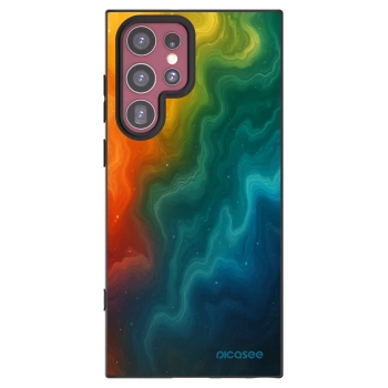 Picasee silikonski črni ovitek za Samsung Galaxy S22 Ultra 5G - Solar