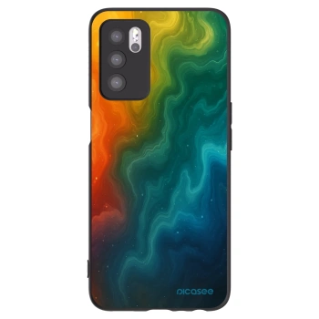 Picasee silikonski črni ovitek za OPPO A16s - Solar