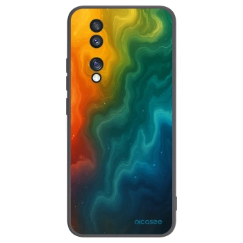 Picasee silikonski črni ovitek za Honor 70 - Solar
