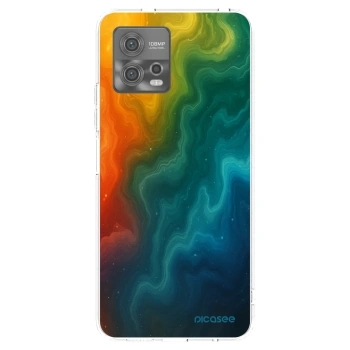 Picasee silikonski prozorni ovitek za Motorola Moto G72 - Solar