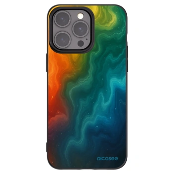 Picasee silikonski črni ovitek za Apple iPhone 15 Pro Max - Solar