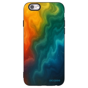 Picasee silikonski črni ovitek za Apple iPhone 6/6S - Solar