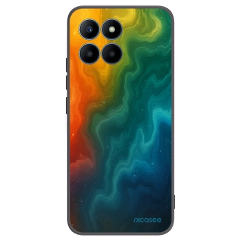 Picasee silikonski črni ovitek za Honor 70 Lite - Solar