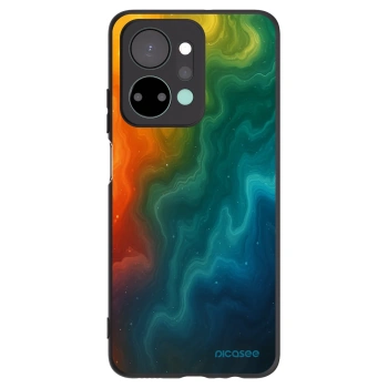 Picasee silikonski črni ovitek za Honor X7a - Solar