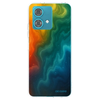 Picasee silikonski prozorni ovitek za Motorola Edge 40 Neo - Solar