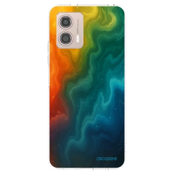 Picasee silikonski prozorni ovitek za Motorola Moto G53 5G - Solar