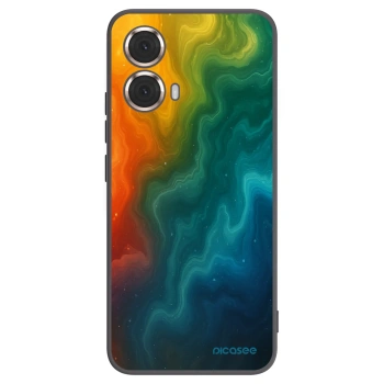 Picasee silikonski črni ovitek za Motorola Moto G85 - Solar