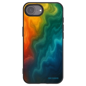 Picasee silikonski črni ovitek za Apple iPhone 16e - Solar