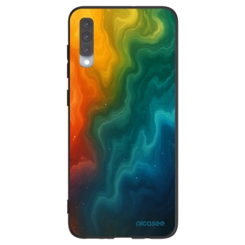 Picasee silikonski črni ovitek za Samsung Galaxy A70 A705F - Solar
