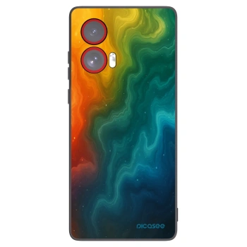 Picasee silikonski črni ovitek za Motorola Edge 50 Fusion - Solar