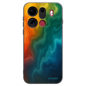 Picasee silikonski črni ovitek za OPPO Find X9 Pro - Solar