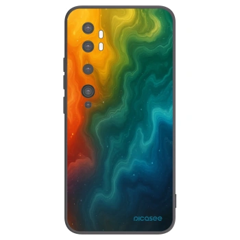 Picasee silikonski črni ovitek za Xiaomi Mi Note 10 (Pro) - Solar