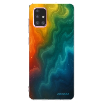 Picasee silikonski prozorni ovitek za Samsung Galaxy A71 A715F - Solar