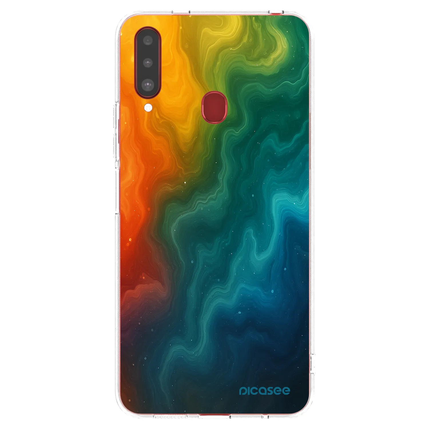 Picasee silikonski prozorni ovitek za Samsung Galaxy A20s - Solar