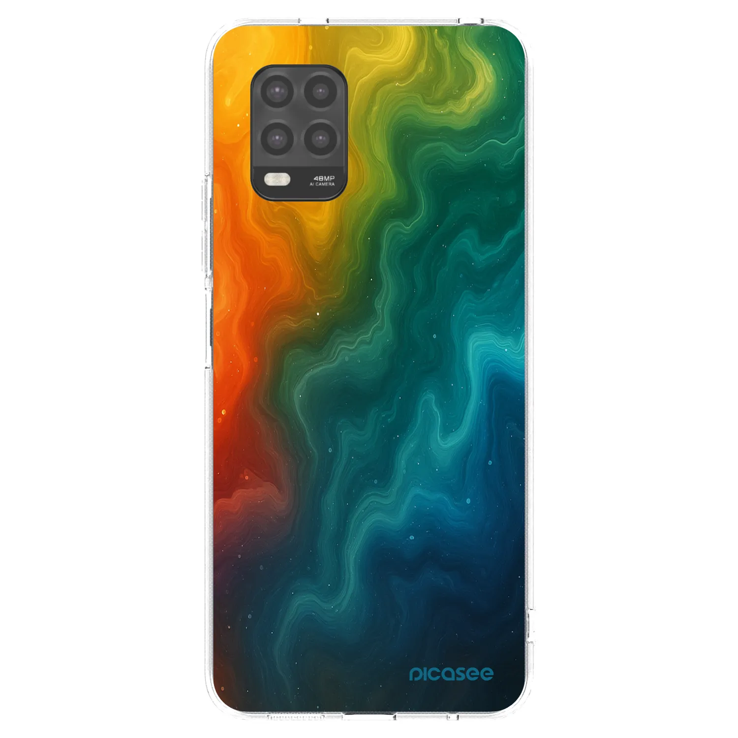 Picasee silikonski prozorni ovitek za Xiaomi Mi 10 Lite - Solar