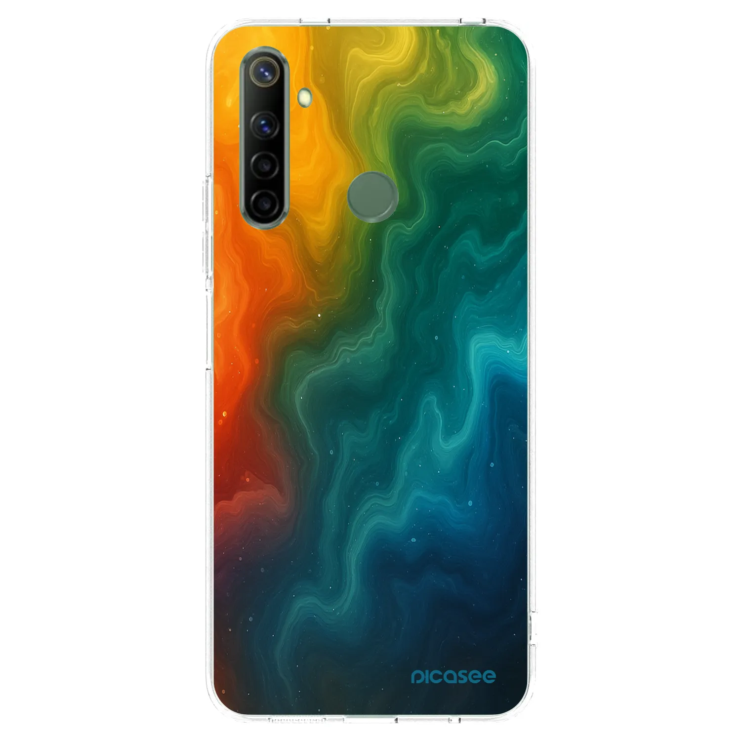 Picasee silikonski prozorni ovitek za Realme 6i - Solar