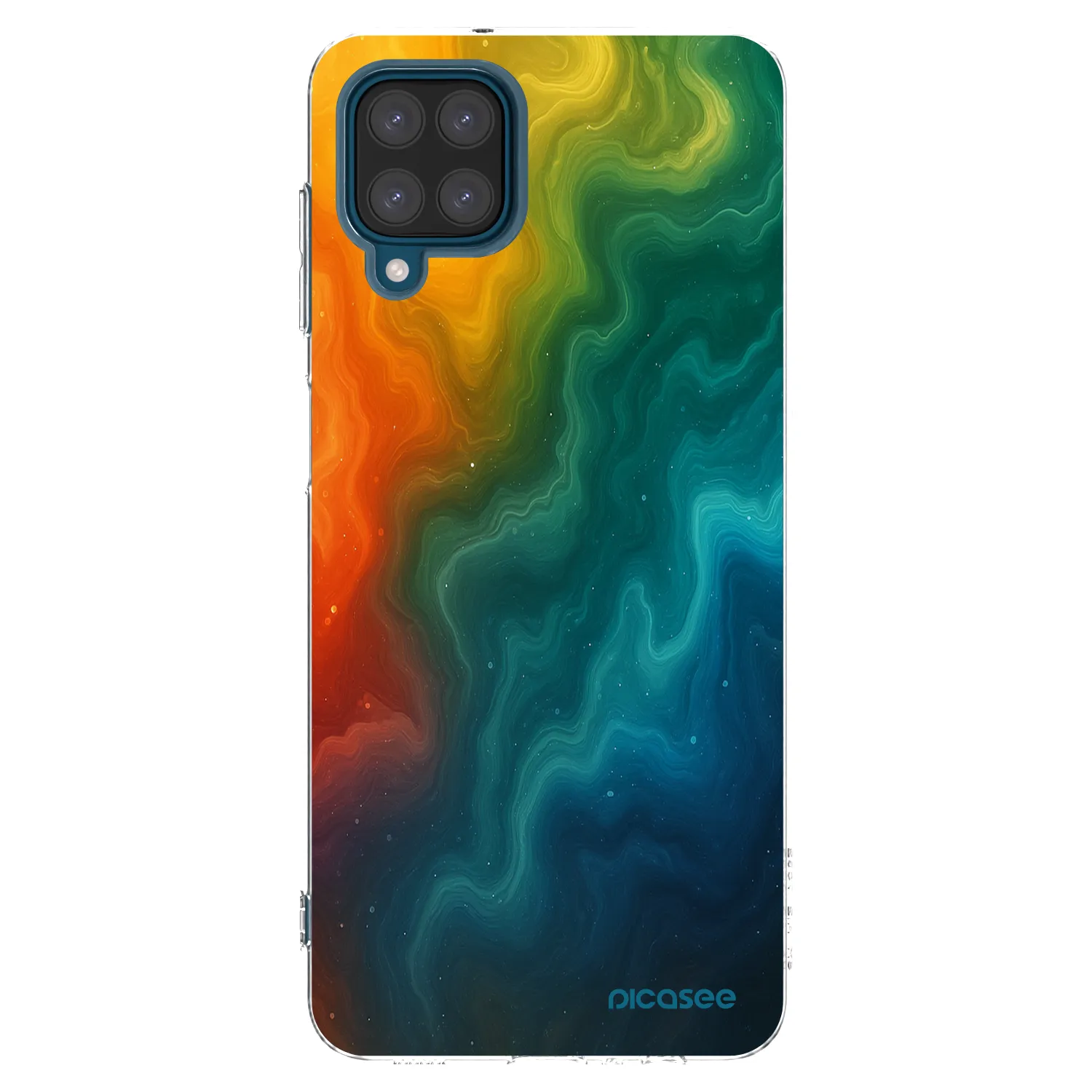 Picasee silikonski prozorni ovitek za Samsung Galaxy A12 A125F - Solar