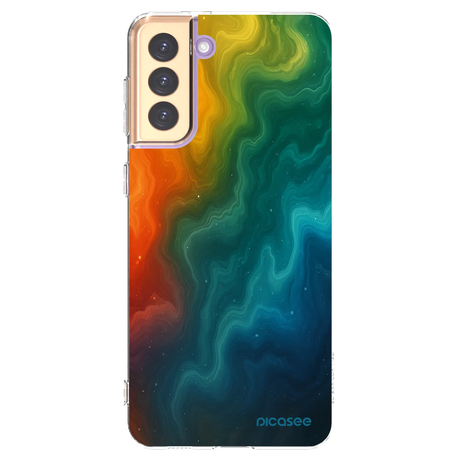 Picasee silikonski prozorni ovitek za Samsung Galaxy S21+ 5G G996F - Solar