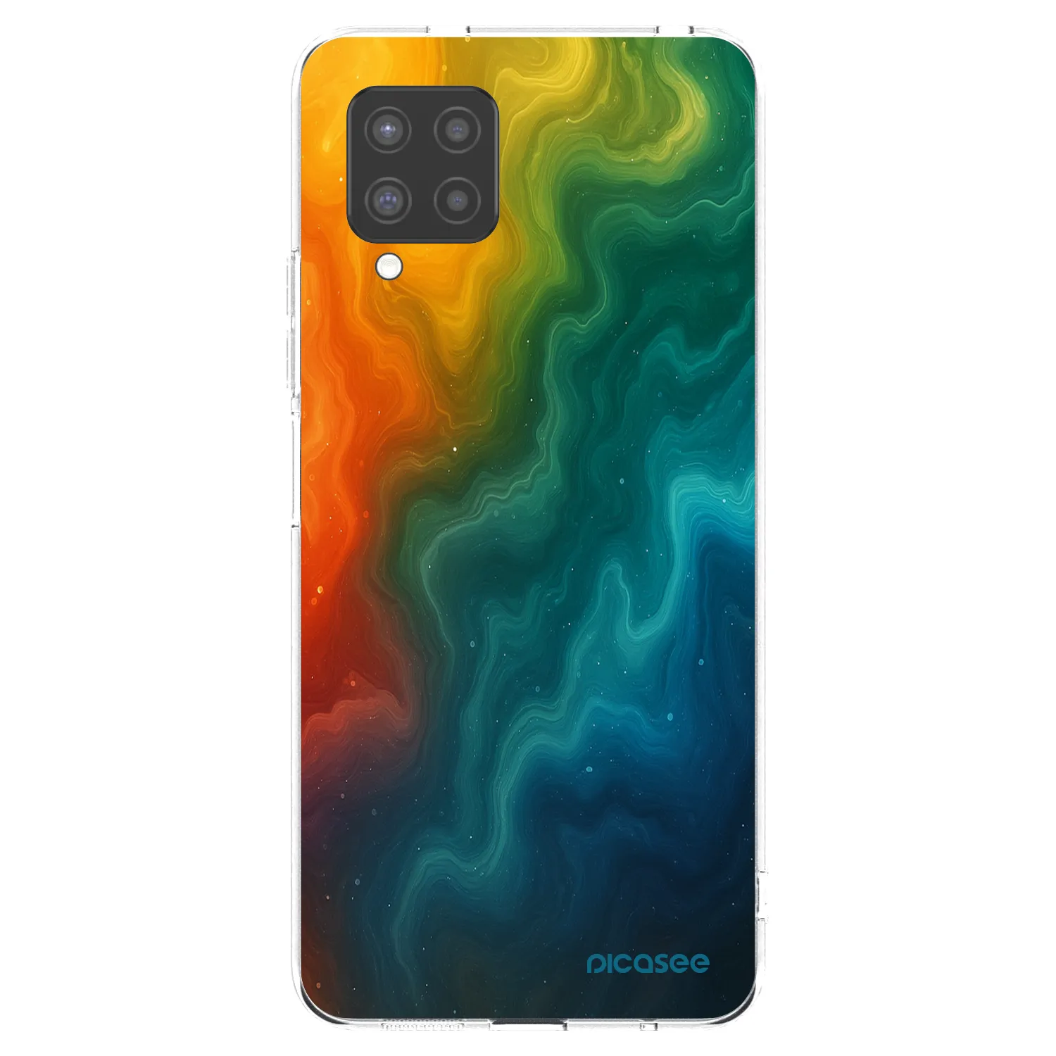 Picasee silikonski prozorni ovitek za Samsung Galaxy A42 A426B - Solar