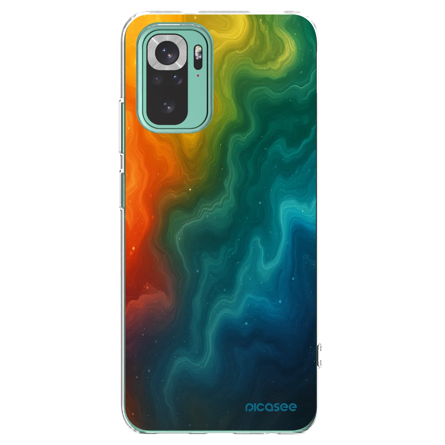 Picasee silikonski prozorni ovitek za Xiaomi Redmi Note 10 Pro - Solar