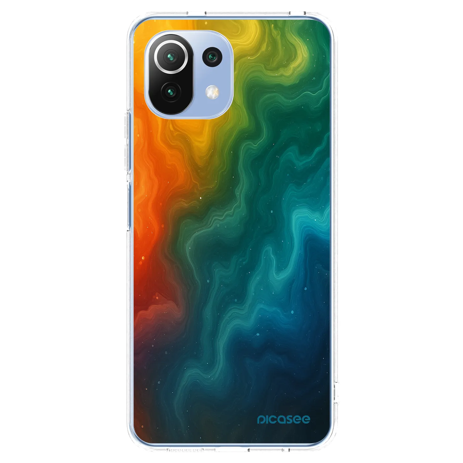 Picasee silikonski prozorni ovitek za Xiaomi Mi 11 Lite - Solar