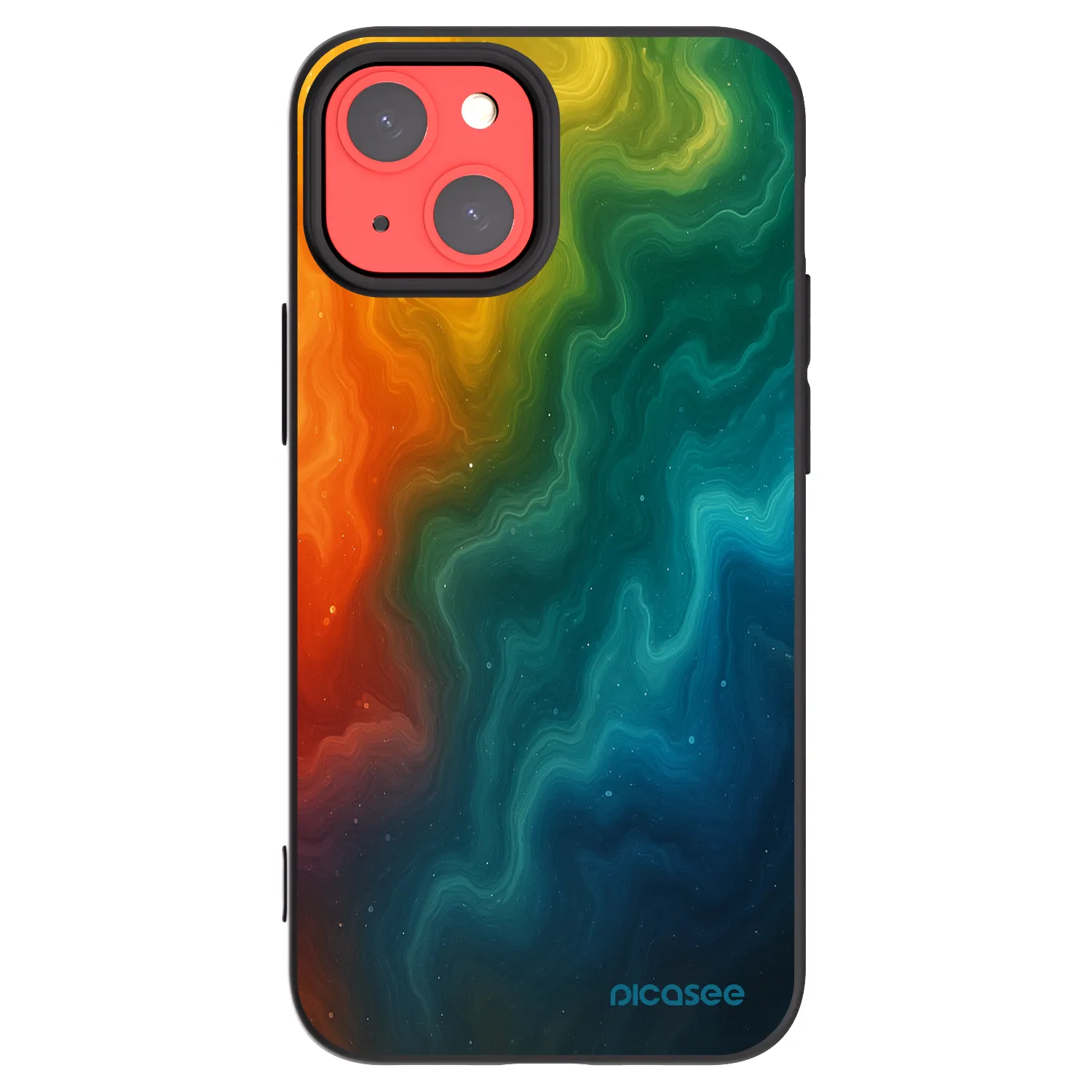 Picasee silikonski črni ovitek za Apple iPhone 13 mini - Solar