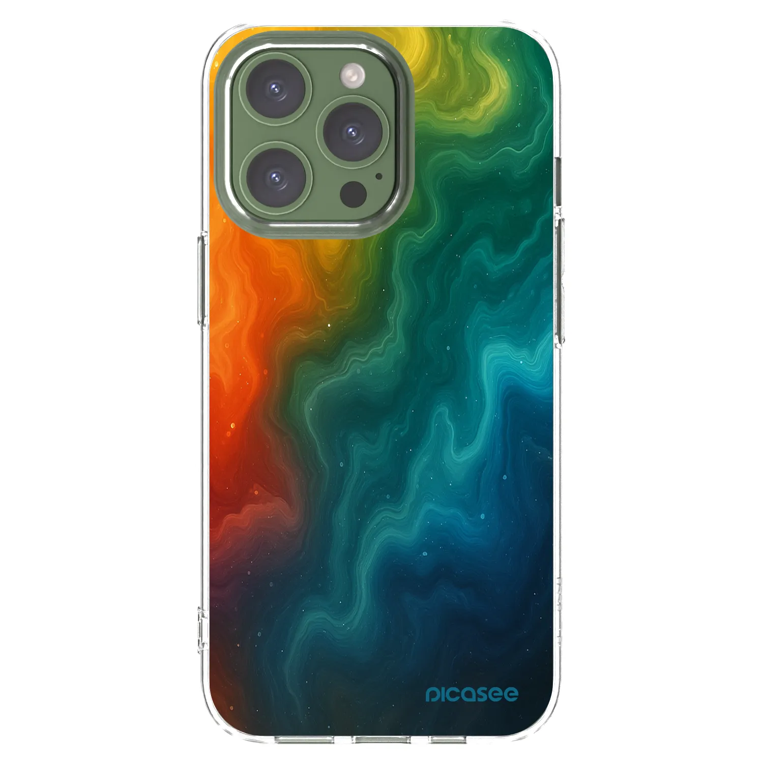 Picasee silikonski prozorni ovitek za Apple iPhone 13 Pro - Solar