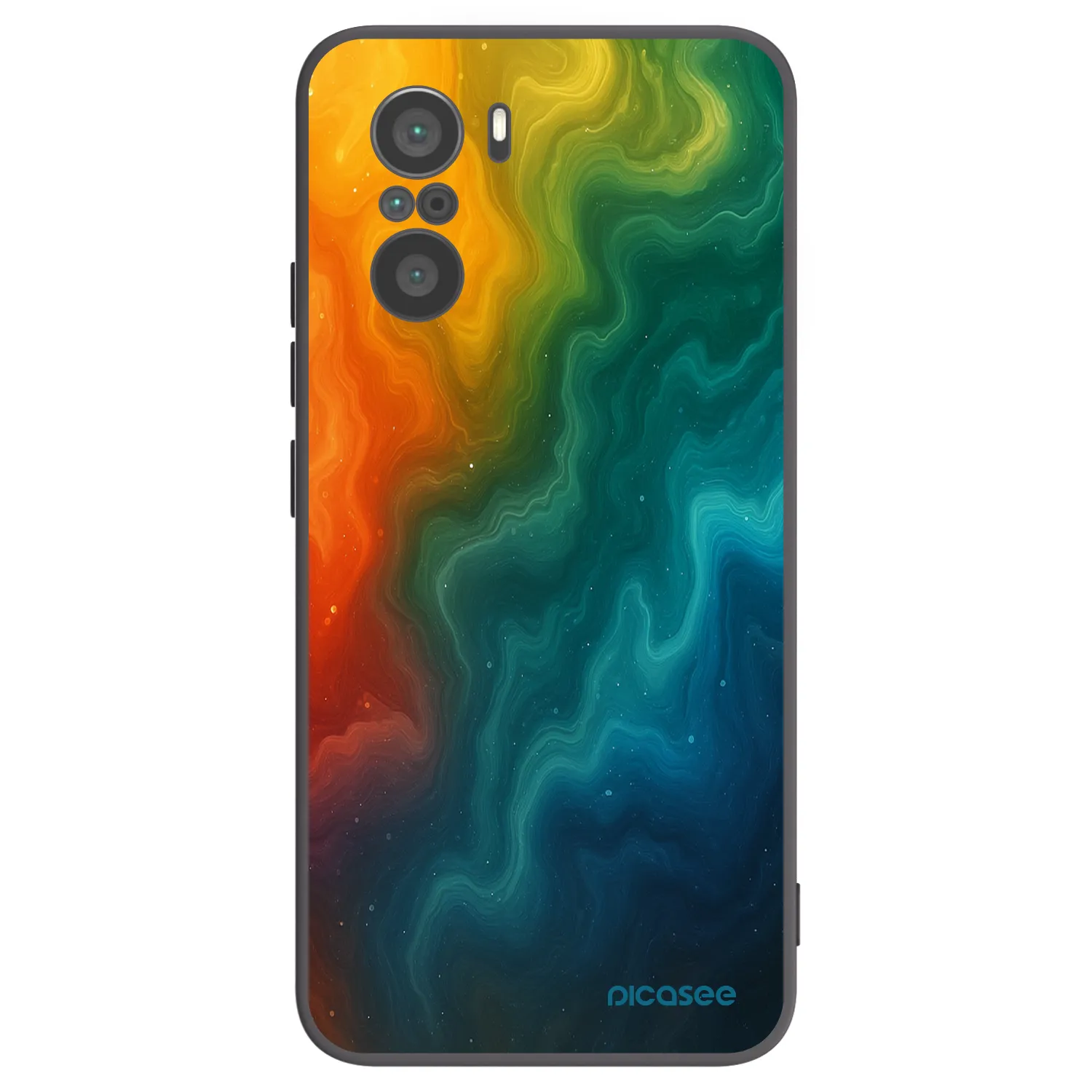 Picasee silikonski črni ovitek za Xiaomi Poco F3 - Solar