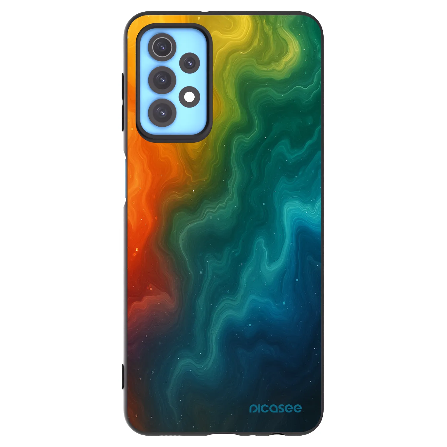 Picasee silikonski črni ovitek za Samsung Galaxy A32 4G SM-A325F - Solar
