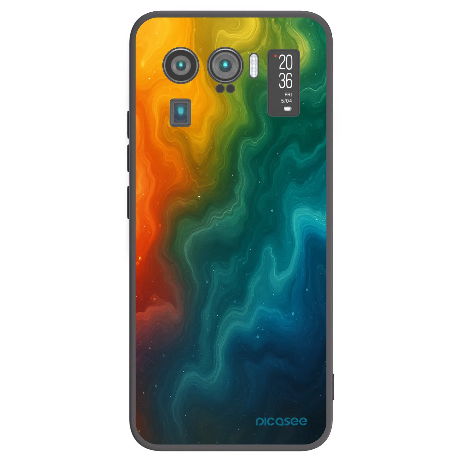 Picasee silikonski črni ovitek za Xiaomi Mi 11 Ultra - Solar
