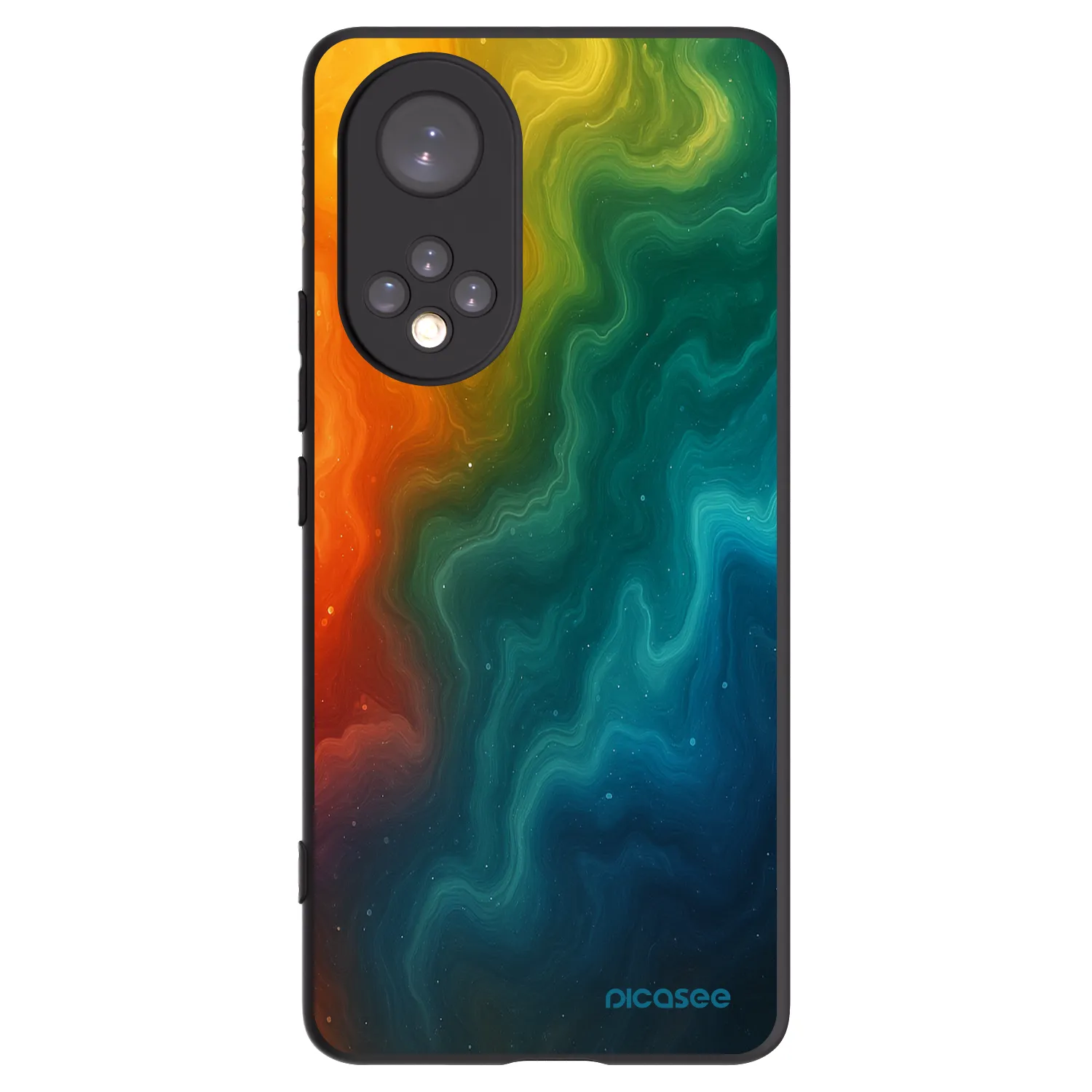 Picasee silikonski črni ovitek za Huawei Nova 9 - Solar