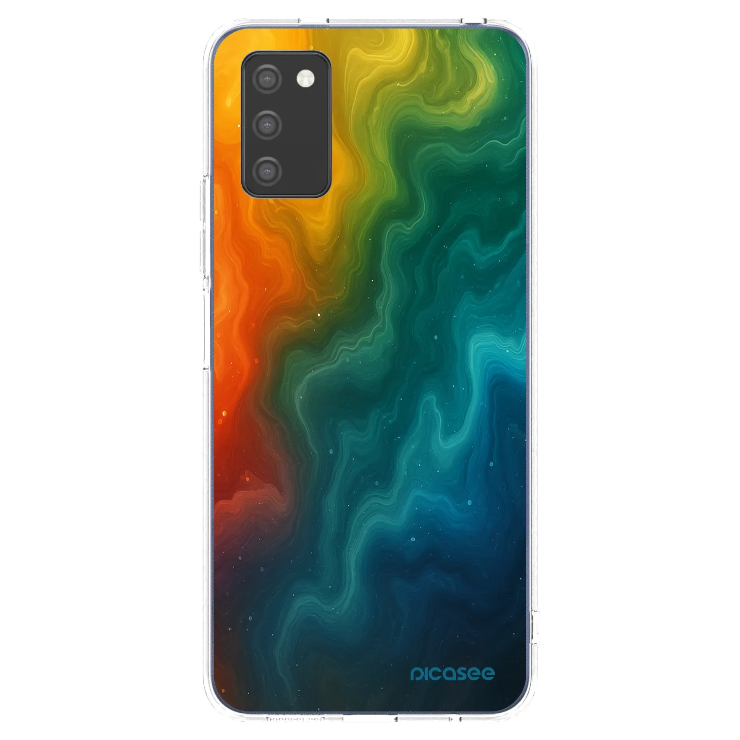 Picasee silikonski prozorni ovitek za Samsung Galaxy A03s A037G - Solar