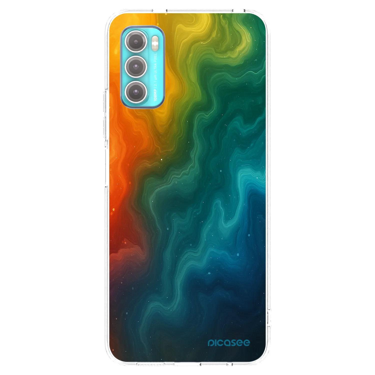 Picasee silikonski prozorni ovitek za Motorola Moto G60 - Solar