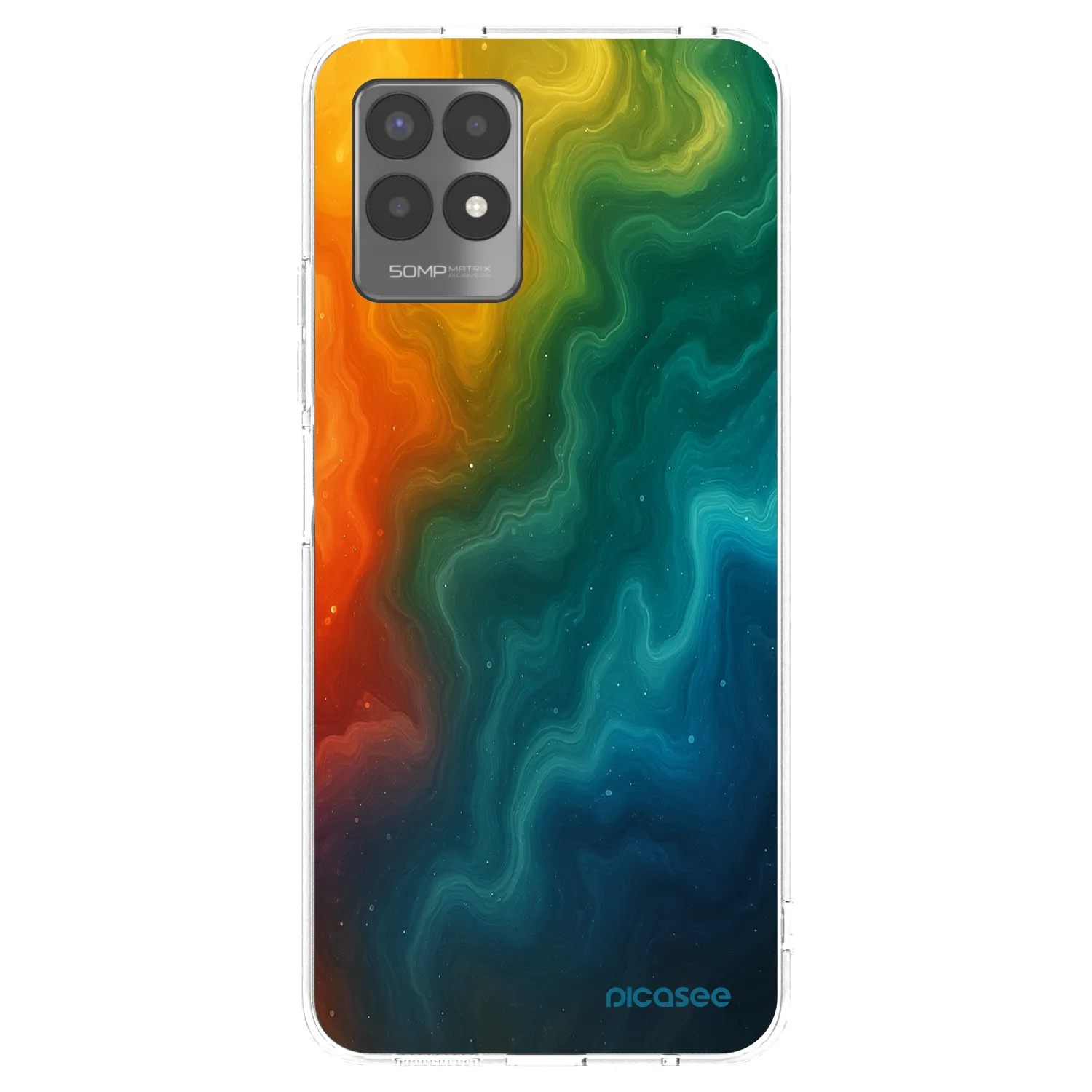 Picasee silikonski prozorni ovitek za Realme 8i - Solar