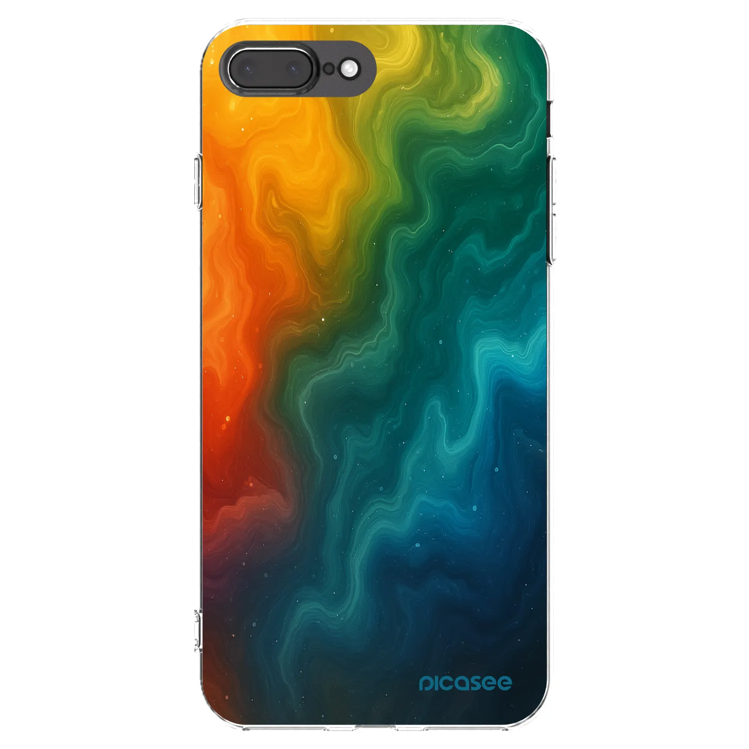 Picasee silikonski prozorni ovitek za Apple iPhone 7 Plus - Solar
