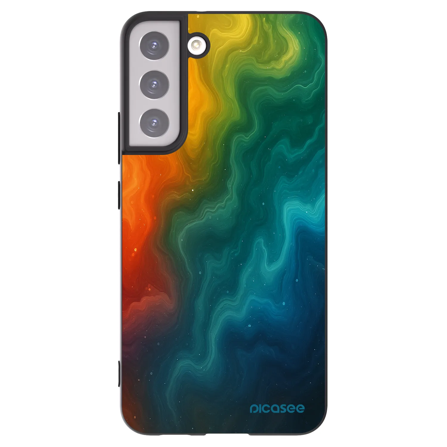 Picasee silikonski črni ovitek za Samsung Galaxy S22+ 5G - Solar