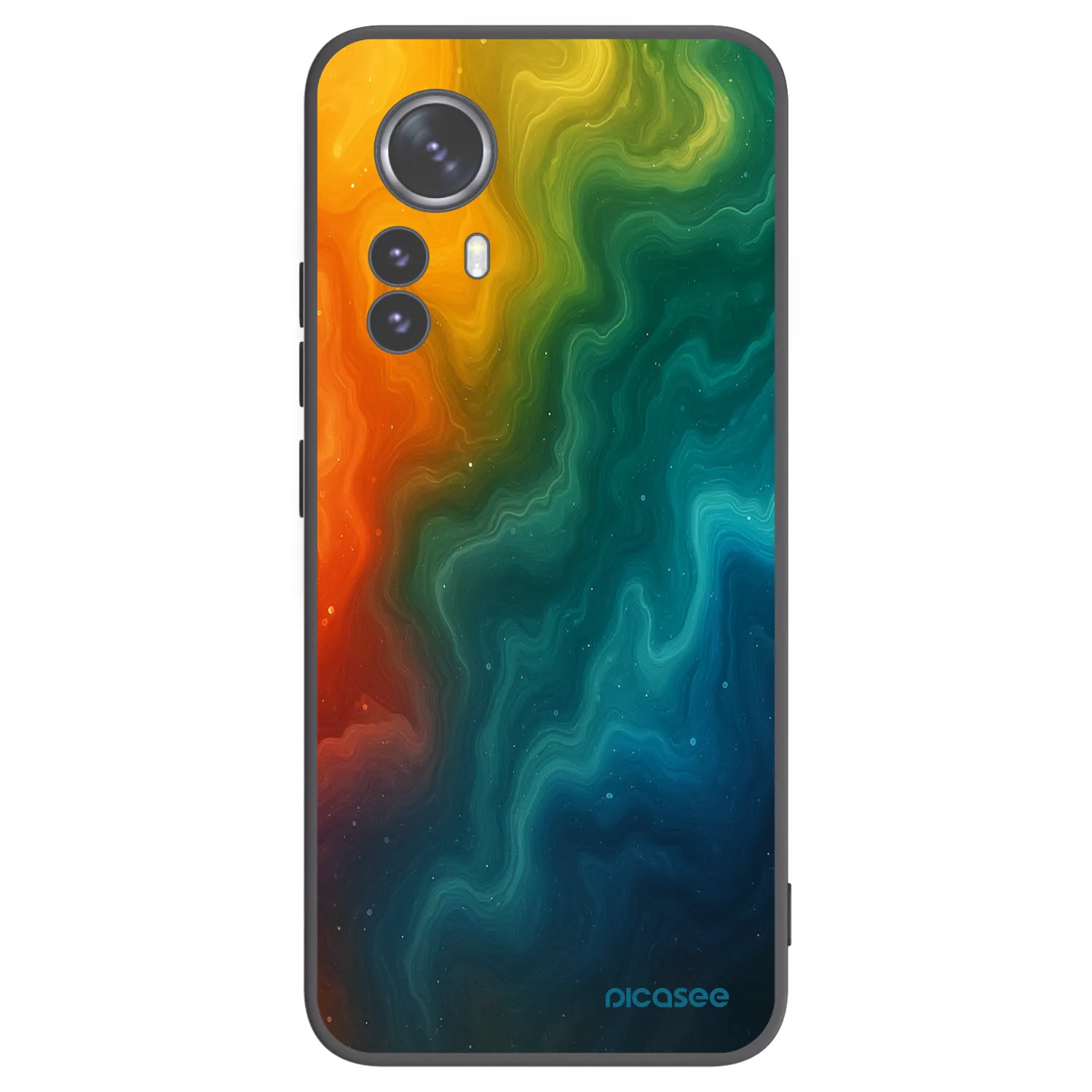 Picasee silikonski črni ovitek za Xiaomi 12 Pro - Solar