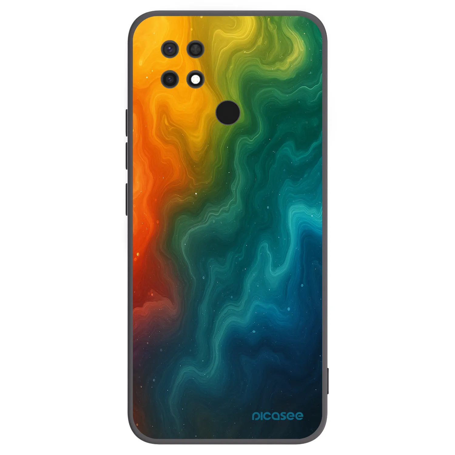Picasee silikonski črni ovitek za Xiaomi Redmi 10C - Solar