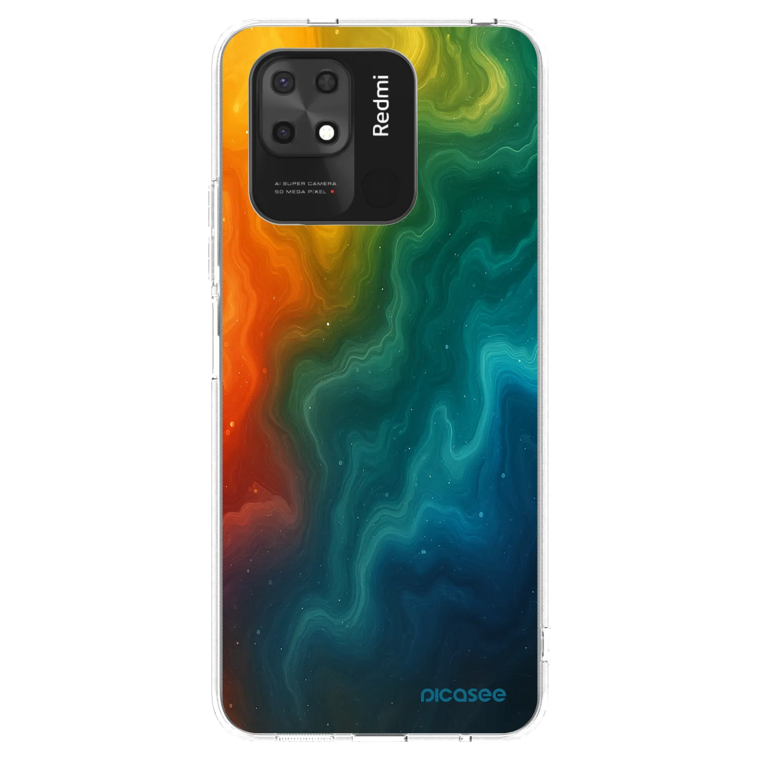 Picasee silikonski prozorni ovitek za Xiaomi Redmi 10C - Solar