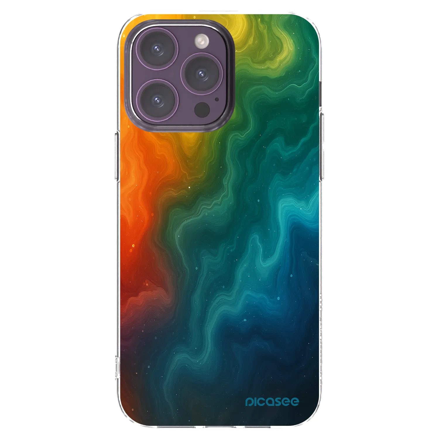 Picasee silikonski prozorni ovitek za Apple iPhone 14 Pro Max - Solar