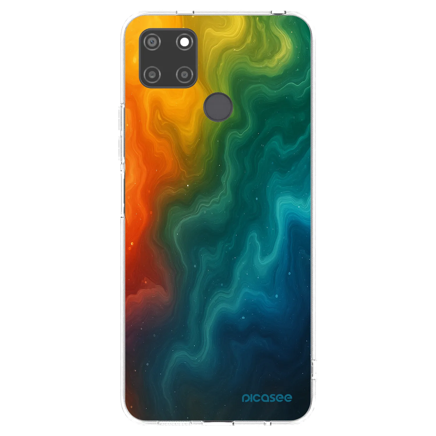 Picasee silikonski prozorni ovitek za Realme C21Y - Solar