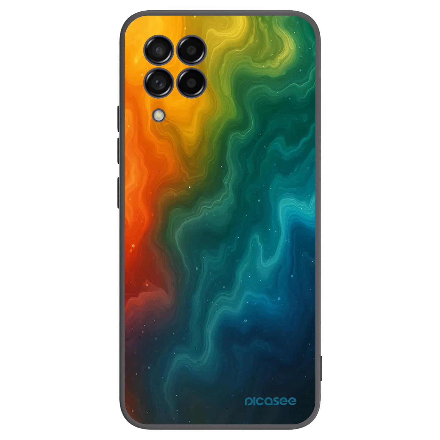 Picasee silikonski črni ovitek za Samsung Galaxy M53 5G - Solar