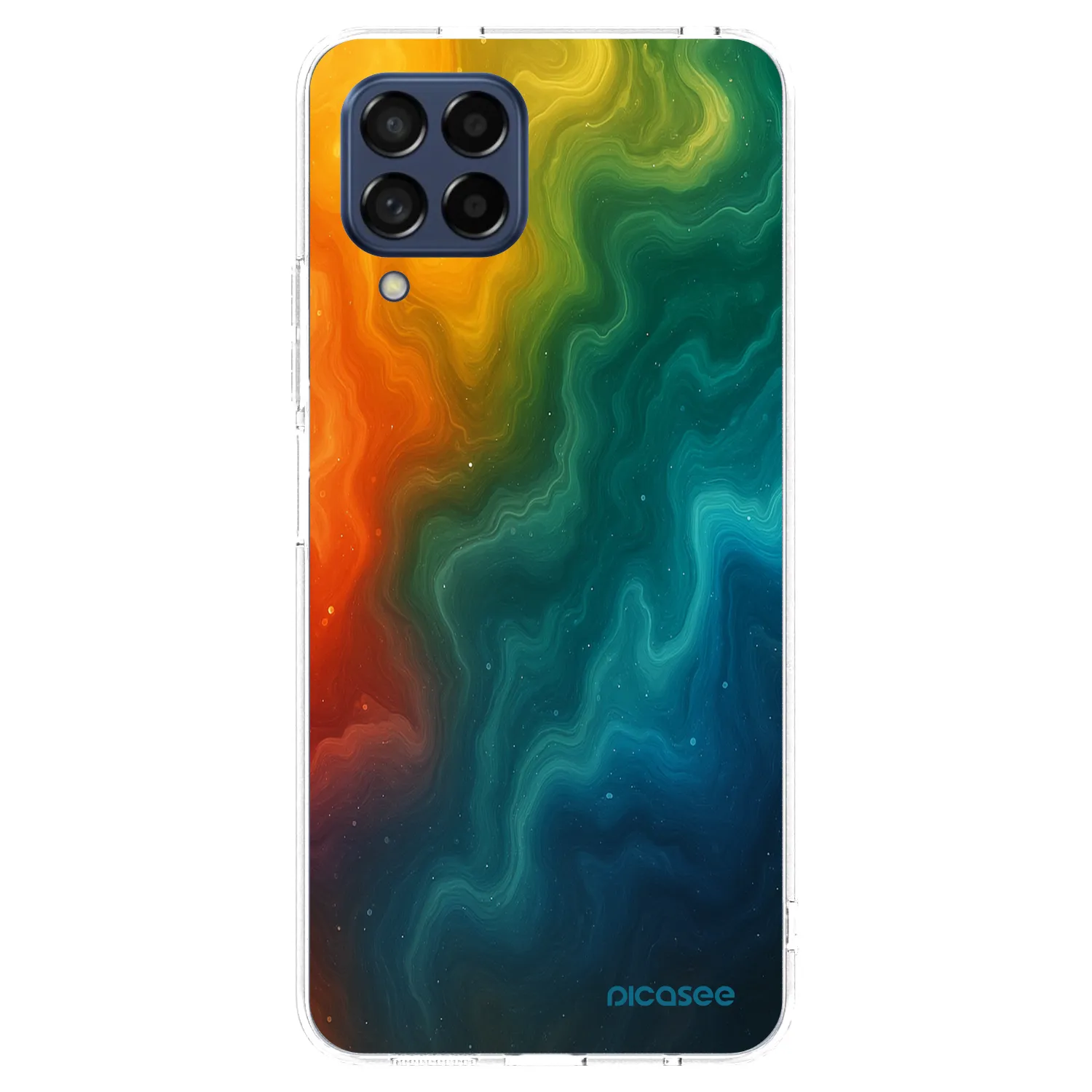 Picasee silikonski prozorni ovitek za Samsung Galaxy M53 5G - Solar