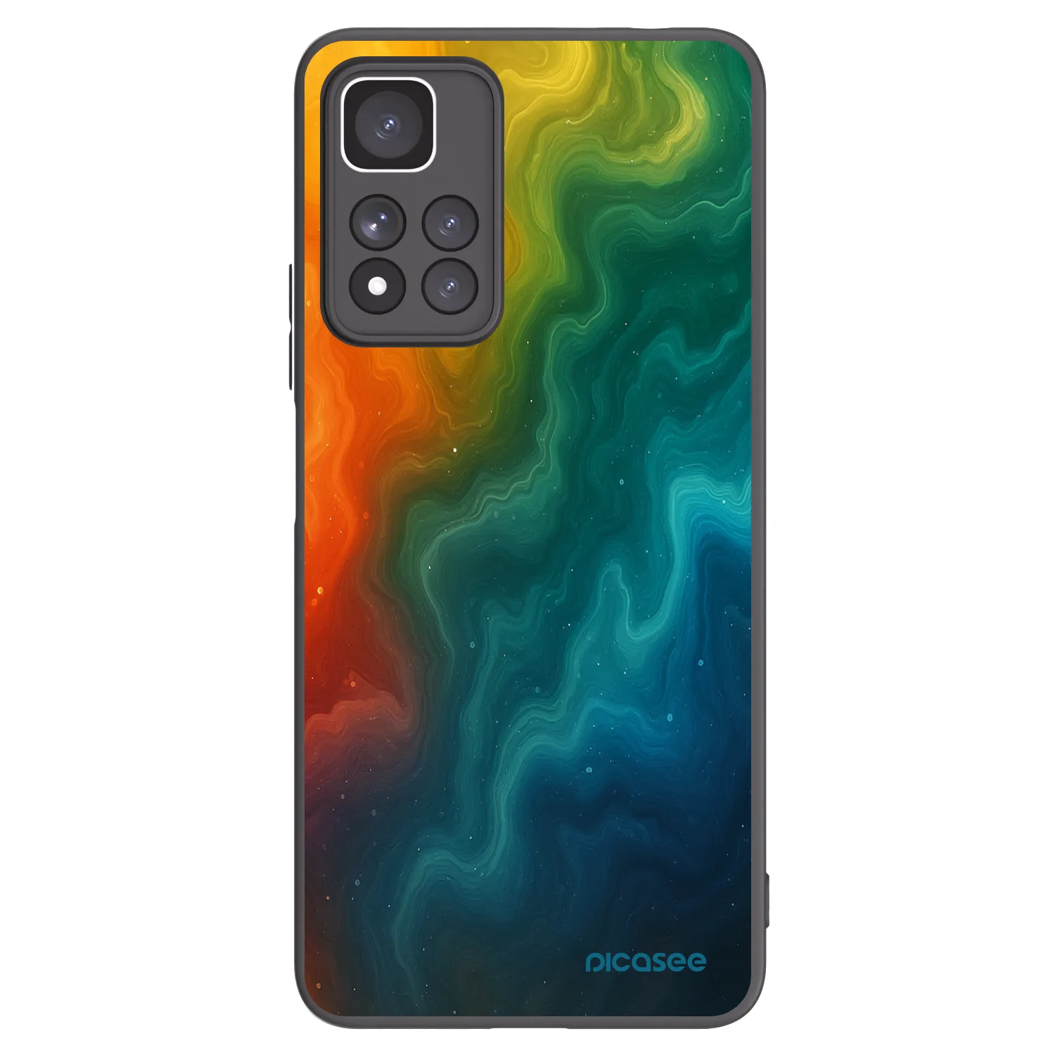 Picasee silikonski črni ovitek za Xiaomi Redmi Note 11 Pro+ 5G - Solar