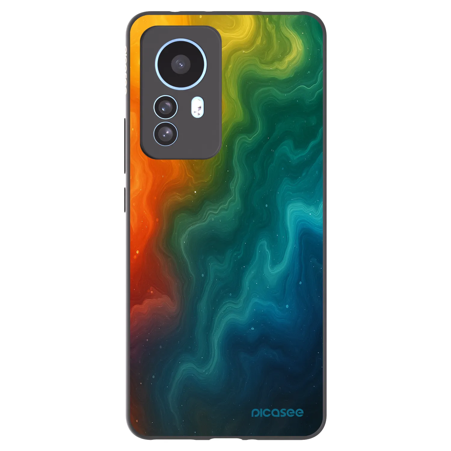 Picasee silikonski črni ovitek za Xiaomi 12T - Solar