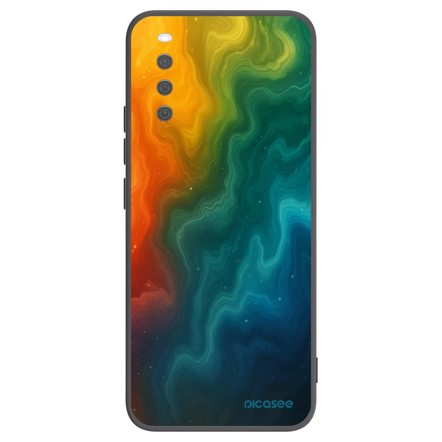 Picasee silikonski črni ovitek za Sony Xperia 10 III - Solar